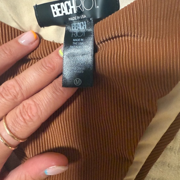 Beach Riot Rust Bikini Set M - Picture 6 of 6